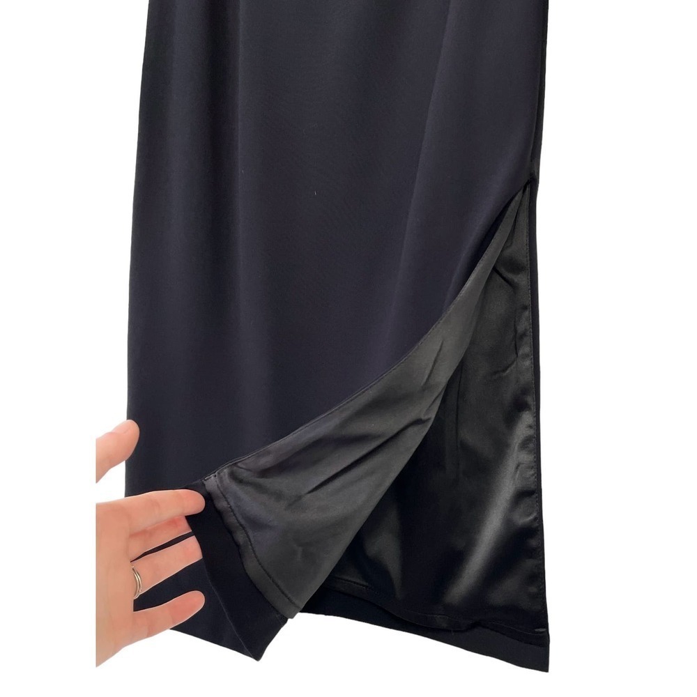 Bardot Arabella Bodycon Flounce Sleeve Black Dress US 4 Cocktail Wedding Party - Picture 6 of 10